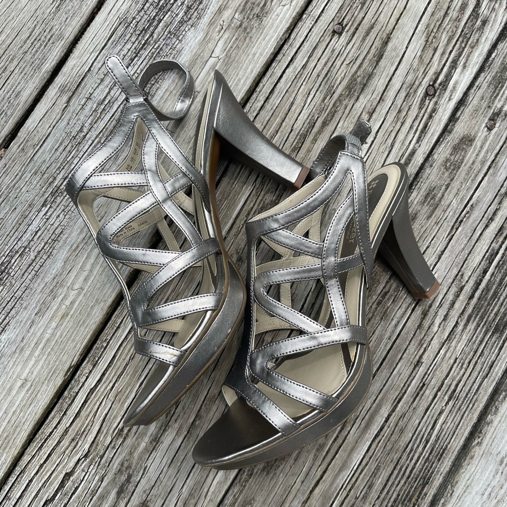 SOLD! Naturalizer Dayna Pewter Heels
